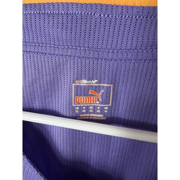 PUMA Sport Running Top Women's Size XL Black Short Sleeve Open Shoulder - Picture 4 of 9